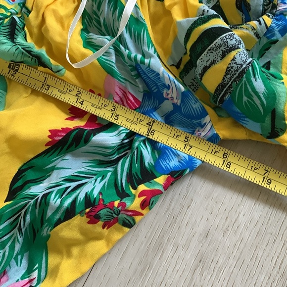 LABEL OF LOVE summer maxi dress size M tropical off the shoulder vacation‎ - Picture 6 of 9